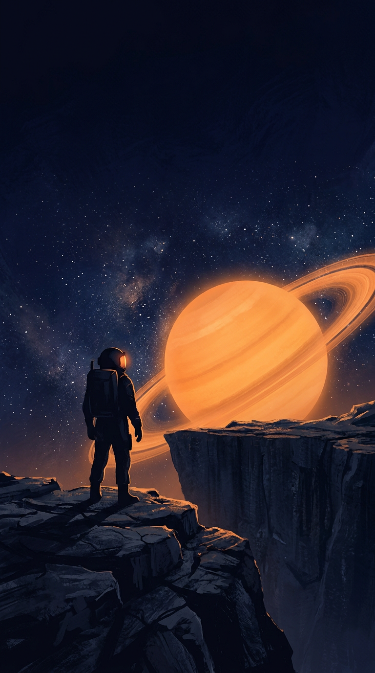 Sample poster art for a science-fiction film in the library